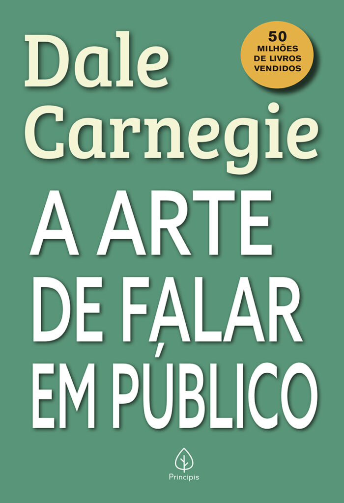 Capa do livro A Arte de Falar em Público, de Dale Carnegie